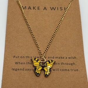 Gold Butterfly Necklace